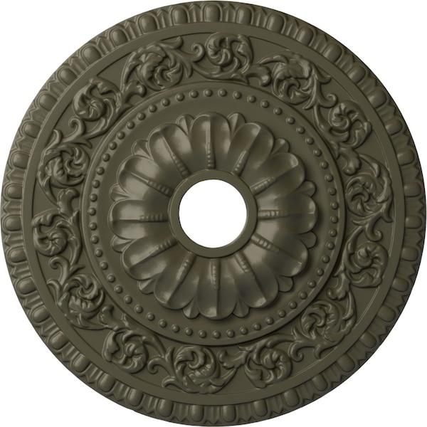 Ekena Millwork Vaduz Ceiling Medallion (Fits Canopies up to 3 1/2"), 23 1/2"OD x 3 1/2"ID x 2 1/8"P, Witch Hazel CM23VAWHF - main